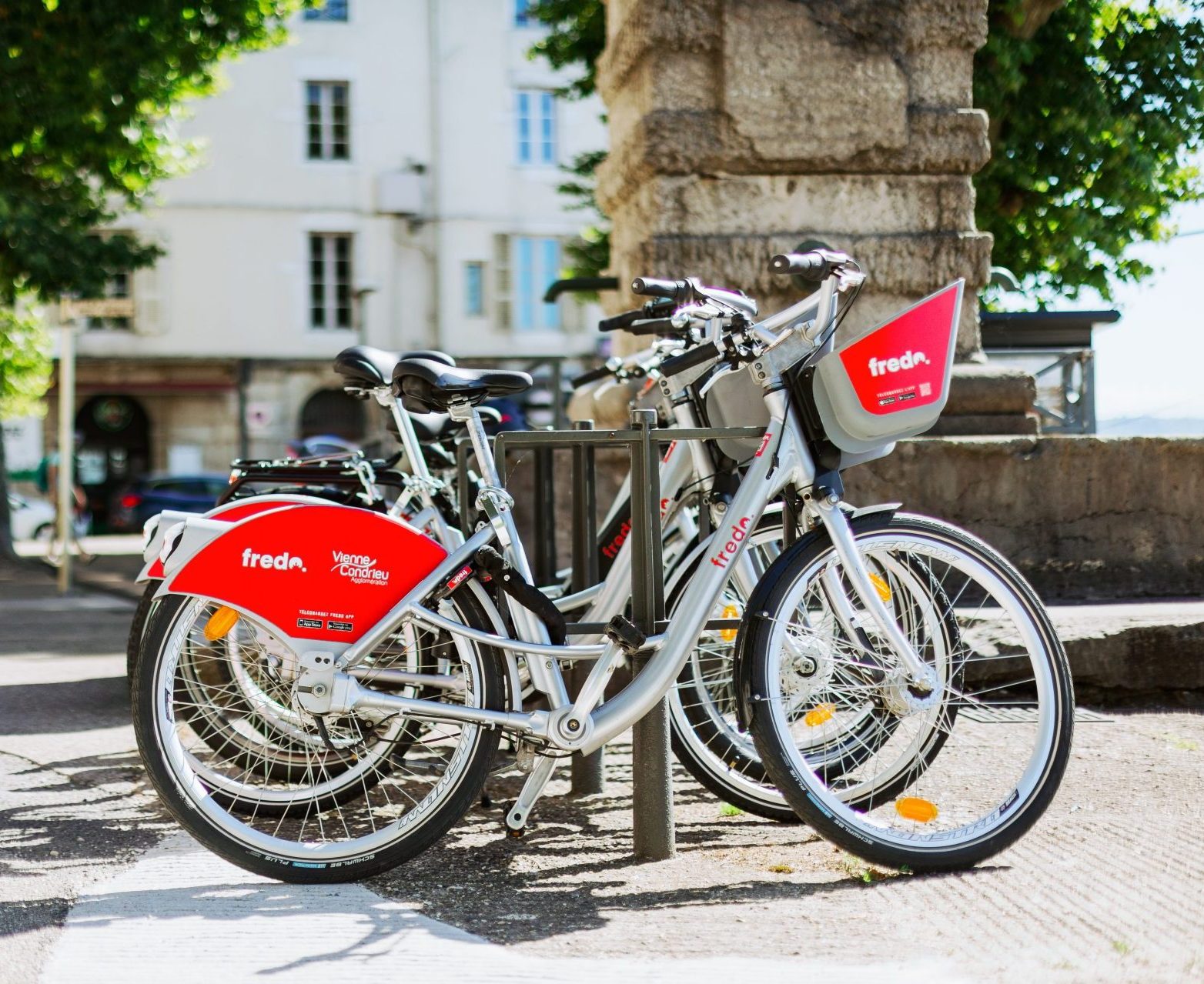 Vélo en libre-service Fredo à Vienne