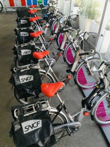 Flotte de vélos de service à la SNCF de Rennes